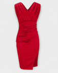 Desi - V-Neck Split Dress