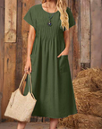 Emily™ | Tummy Covering Dress with Pockets