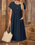 Emily™ | Tummy Covering Dress with Pockets