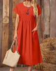 Emily™ | Tummy Covering Dress with Pockets