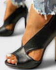Trendy orthopedic sandals with elegant heels