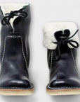 Waterproof boots with wool lining