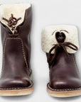 Waterproof boots with wool lining