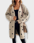Julia - Heart Pattern Cardigan