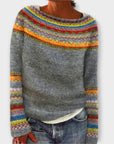 Vintage Knit Pullover for Women
