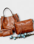 Lora. - 4-Piece Vintage Bag Set