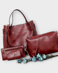 Lora. - 4-Piece Vintage Bag Set