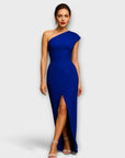 Elegant Asymmetric Evening Dress