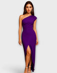 Elegant Asymmetric Evening Dress