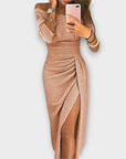 Lena - Elegant Off-Shoulder Dress