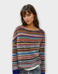 Manonin - Casual and cozy striped sweater