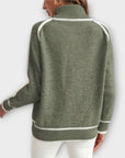 Christine - Luxurious Olive Green Knit Sweater