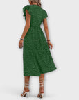 Chic Polka Dot Midi Dress