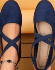 Luna | Comfortable Wedge Ballet Flats