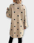 Julia - Heart Pattern Cardigan