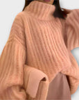 Paulina - Soft Long-Sleeved Women's Hooded Sweatshirt