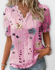 Emily - Fashionable Blouse with V-Neck