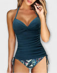 Roberta - Elegant V-Neck Tankini Swimsuit