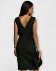 Desi - V-Neck Split Dress