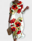 Miranda - Stylish Floral Maxi Dress
