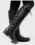 Elegant Lace-up Boots