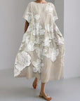 Cirelle - Elegant Floral Print Dress