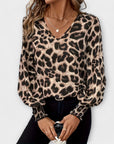 Stylish Leopard Print Blouse
