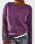 Regine – Solid Color Knit Sweater