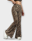 Leopard Bootcut Pants