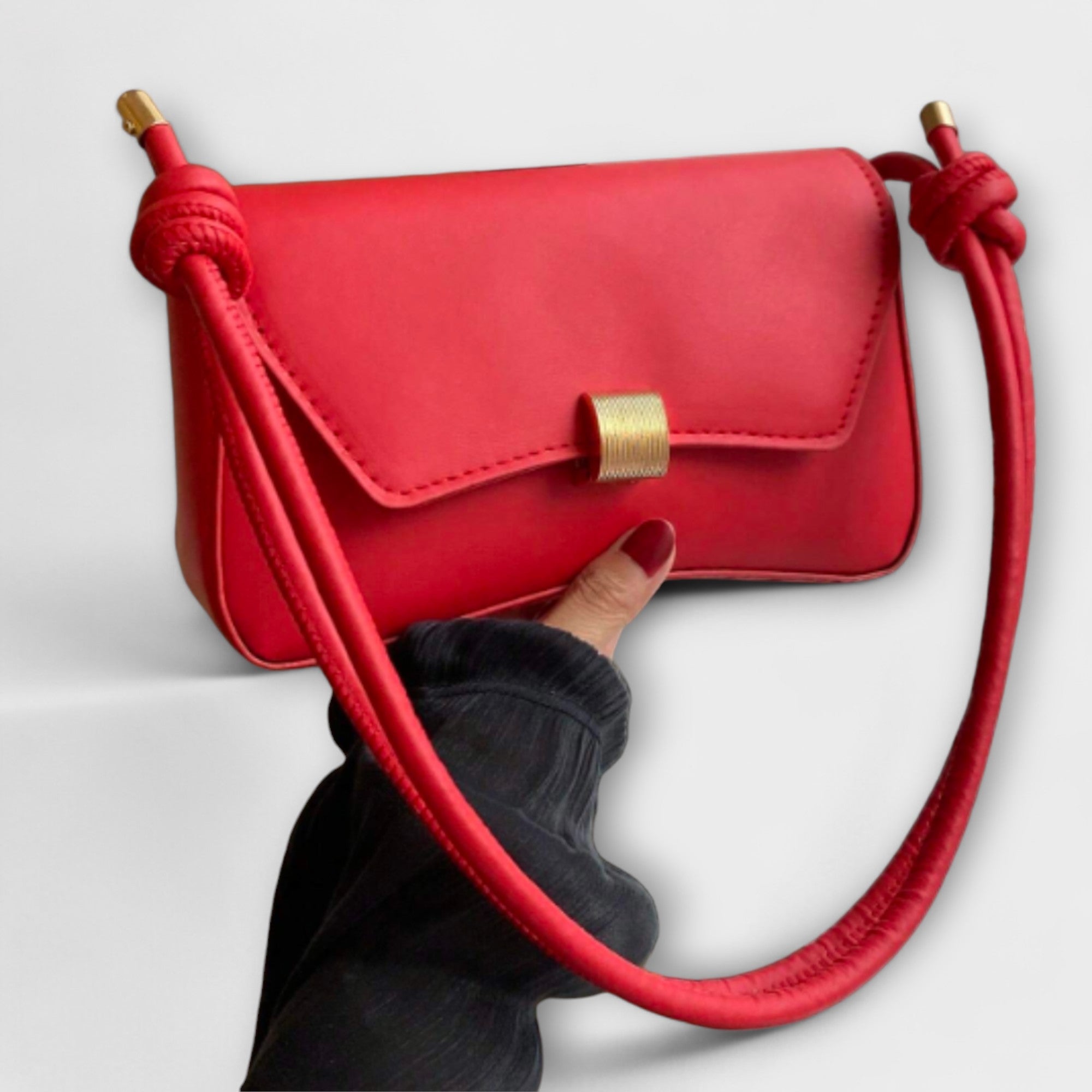 Lora - Vintage Fold-over Clutch Bag