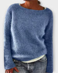 Regine – Solid Color Knit Sweater