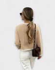 Classic cardigan with patch pockets