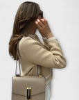 Classic cardigan with patch pockets