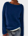 Regine – Solid Color Knit Sweater