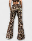 Leopard Bootcut Pants