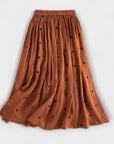 Playful polka dot dress made of cotton-linen