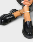 Women's Moccasin with Orthopedic Design and Satin Accents