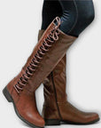 Elegant Lace-up Boots