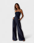 Amélie - Elegant Strapless Jumpsuit