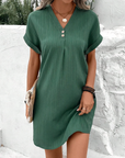 Milana™ | Tummy Coverage V-Neck Dress