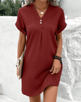 Milana™ | Tummy Coverage V-Neck Dress