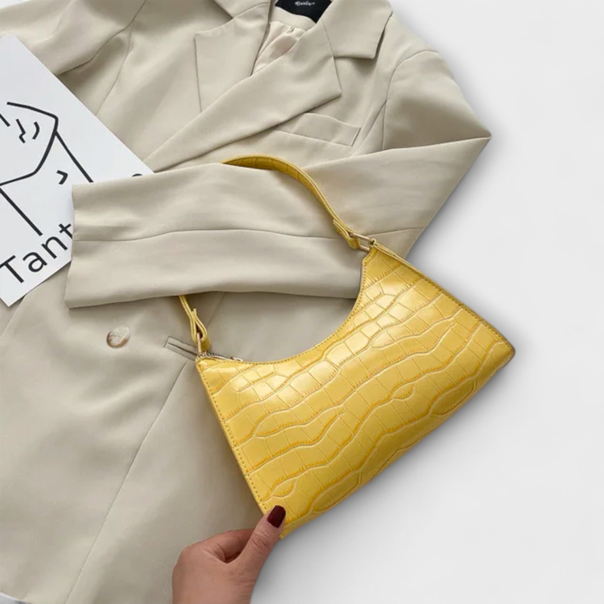 Lora - Shiny Leather Bag