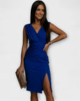 Desi - V-Neck Split Dress
