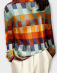 Erika - Patchwork Turtleneck Sweater