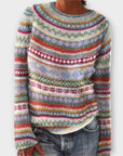 Vintage Knit Pullover for Women