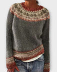 Vintage Knit Pullover for Women