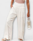 Thearya - Casual Wide Linen Pants
