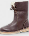 Waterproof boots with wool lining