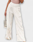 Thearya - Casual Wide Linen Pants