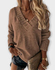 Jane - Cozy V-Neck Sweater